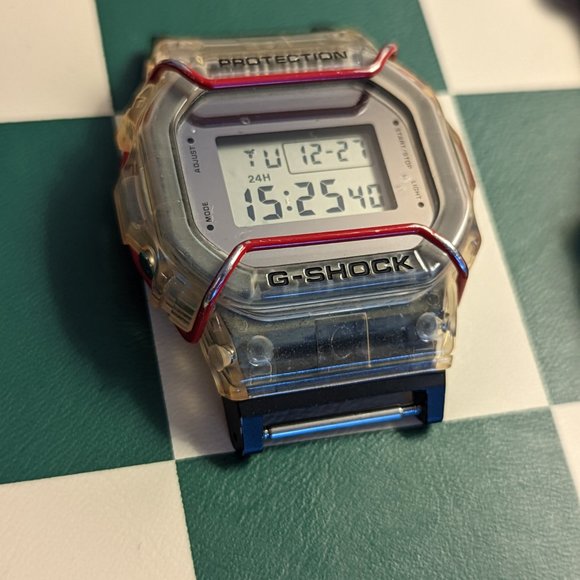 Casio G-Shock DW- 5600SK-1 with NATO strap adapter - Picture 4 of 10